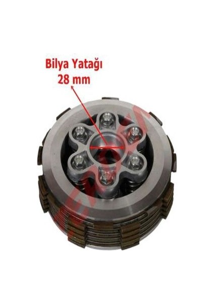 Cg Model Uyumlu Debriyaj Balata Grubu 6 Balata 6 Yaylı (28 Mm)-Erpilsan Elektronik