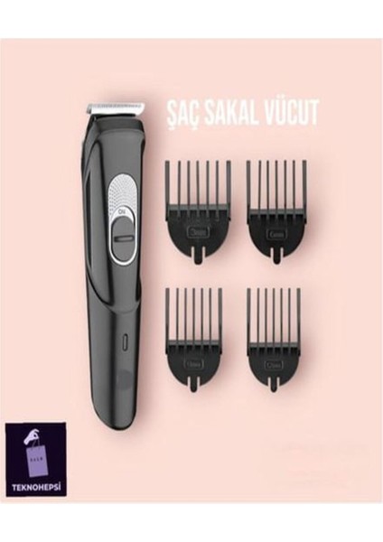 788 Saç Sakal Lazer Epilasyon Öncesi Tüy Kısaltma Makinesi Sakal ve Ense Kesme Çizim Makine