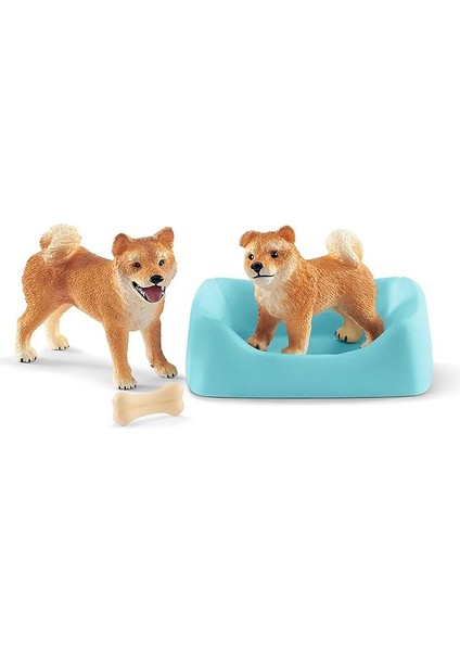 42479 Shiba Inu Oyuncak Figürü, Çok Renkli