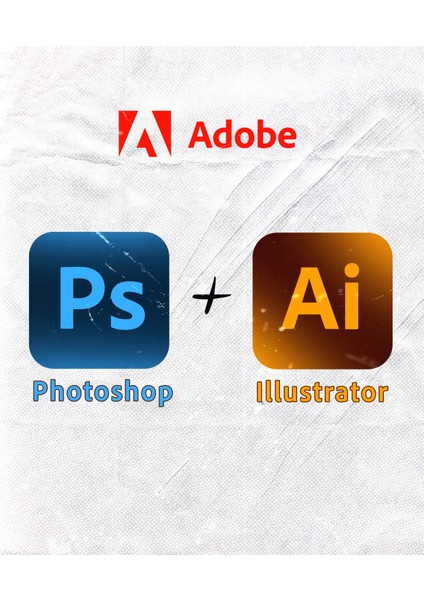 Photoshop Ömür Boyu + Adobe Illustrator Ömür Boyu