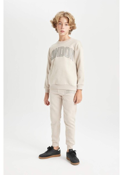 Erkek Çocuk Oversize Geniş Kalıp Bisiklet Yaka Okul Sweatshirt D1645A824AU fiyatları