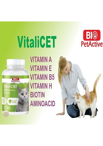 Vitalicat Kediler Için Multivitamin 150 Tablet Vitalicat Multivitamin fırsatları