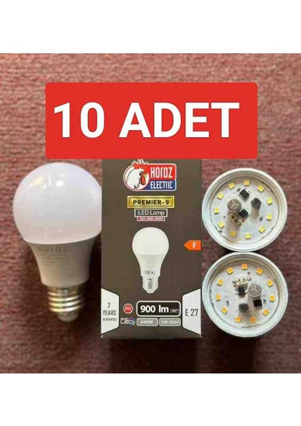 9 Watt Horoz Premier Ampul