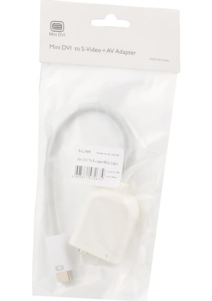 SL-MDV25 Mini DVI To Video 20CM Apple Kablosu