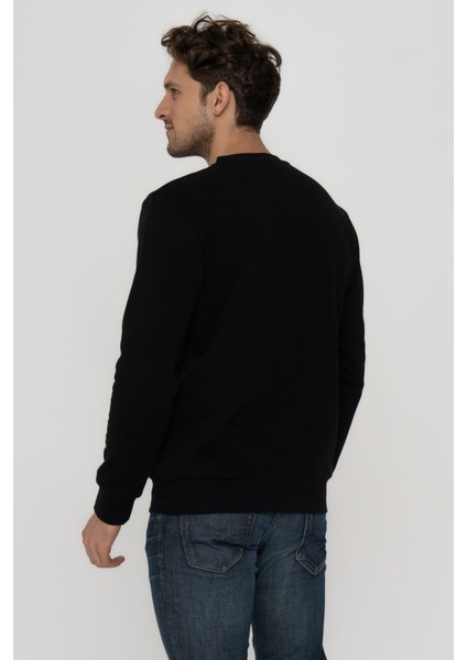 Jack & Jones Erkek Göğüs Logo Baskılı Sweatshirt - Minder