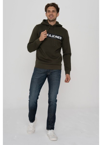 Erkek Logo Baskılı Kapüşonlu Sweatshirt - Minder fiyatları