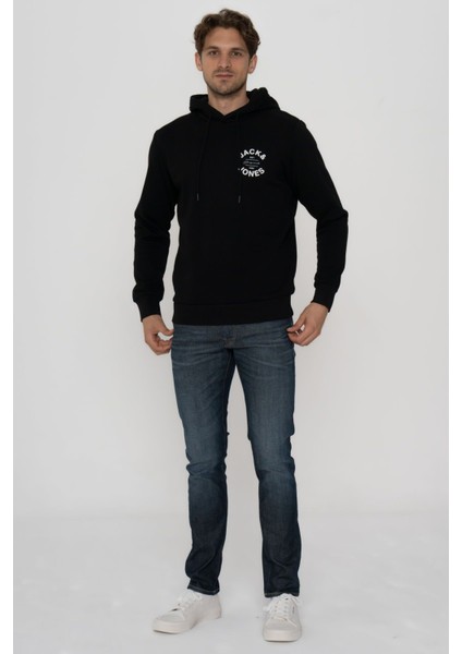 Erkek Kapüşonlu Logo Baskılı Sweatshirt - Mixon fiyatları