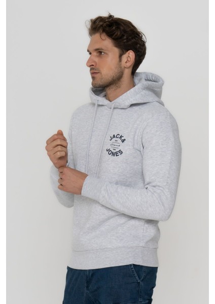 Erkek Kapüşonlu Logo Baskılı Sweatshirt - Mixon indirimleri