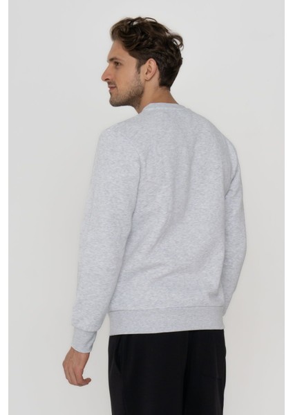 Jack & Jones Erkek Göğüs Logo Baskılı Sweatshirt - Minder