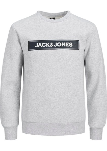 Jack & Jones Erkek Göğüs Logo Baskılı Sweatshirt - Minder