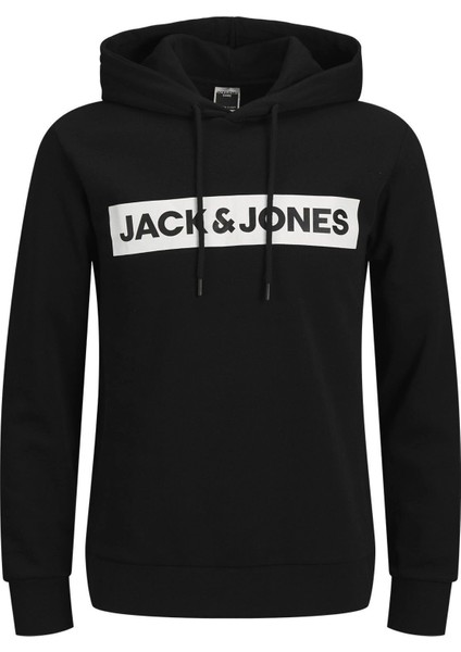 Erkek Logo Baskılı Kapüşonlu Sweatshirt - Minder indirimleri