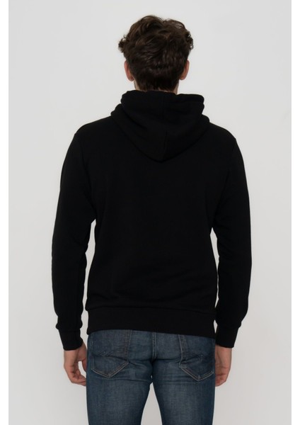 Erkek Logo Baskılı Kapüşonlu Sweatshirt - Grow fiyatları