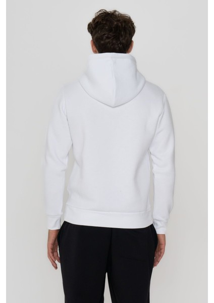 Erkek Logo Baskılı Kapüşonlu Sweatshirt - Grow fırsatları