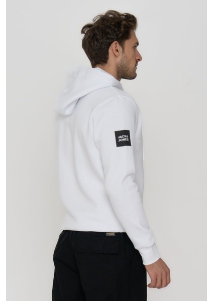 Erkek Kapüşonlu Logo Baskılı Sweatshirt - Island modelleri