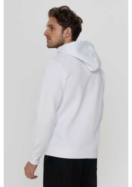 Erkek Kapüşonlu Logo Baskılı Sweatshirt - Island fırsatları