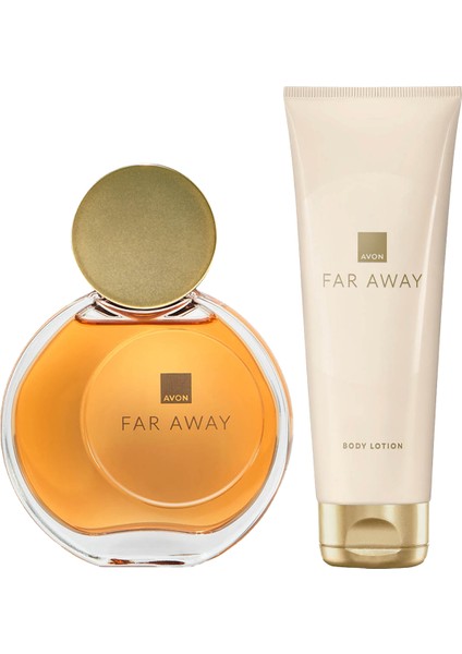 Far Away Edp 50 ml Kadın Parfüm + Far Away 125 Ml. Vücut Losyonu Paketi