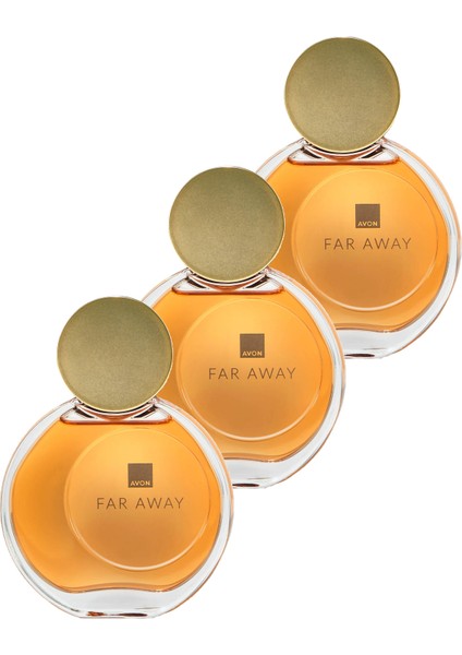 3 Adet Far Away Edp 50 ml Kadın Parfüm