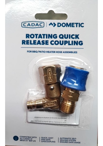 Cadac Hızlı Bağlantı Kaplini, Dönerli, 8 mm