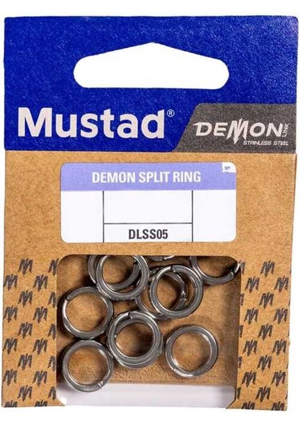 Mustad Demon Split Ring DLSS05 Standart-No:10 - 12LI