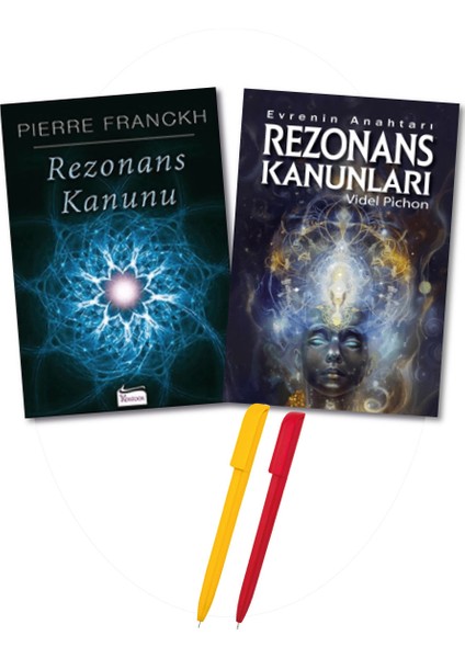 Evrenin Anahtarı:rezonans Kanunları(Videl Pichon)+Rezonans Kanunu (Pierre Franckh) Kupon 2 Kitap Set