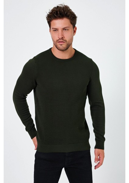 Bisiklet Yaka Regular Fit Kazak (E24-EZE-03) fiyatları