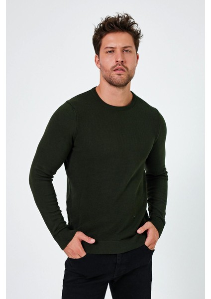 Bisiklet Yaka Regular Fit Kazak (E24-EZE-03) fırsatları