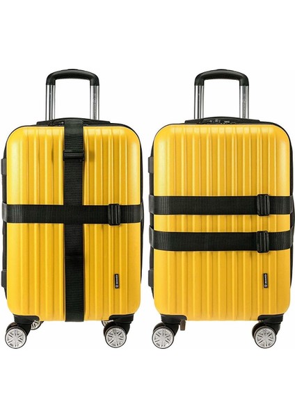 2 Adet Siyah 2 Adet Sarı Valiz Kemeri 4 cm Toplam 4 Adet fiyatları