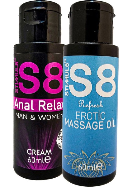 Stımul8 ~naturel Masaj Yağı 60 ml ve 60 ml Anaı Reıax Krem