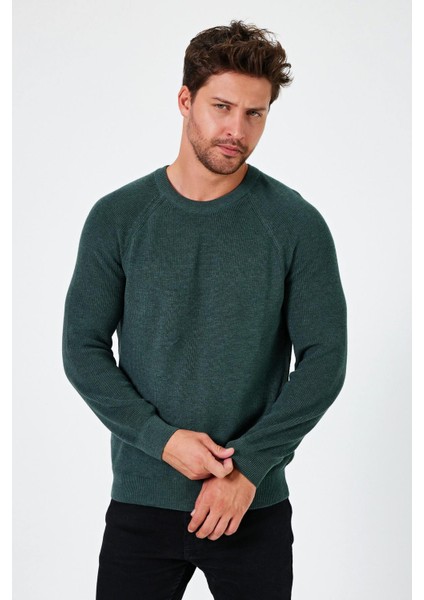 Bisiklet Yaka Regular Fit Kazak (E24-EZE-07) modelleri