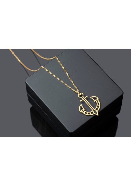 Gemici Çapası Kolye, Deniz Tutkunlarına ,925 Ayar Gümüş Kolye,gümüş,rose Gold,altın Kaplama Kolye