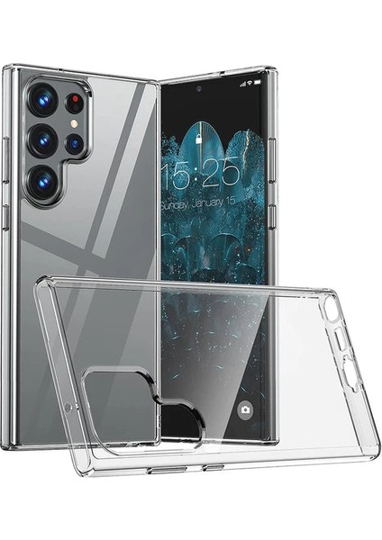 Samsung Galaxy S22 Plus Ile Uyumlu Kılıf Crystal Clear Ince Hissiyat, Slot ve Tuşlara Rahat Erişim, Sert Plastik Şeffaf fiyatları