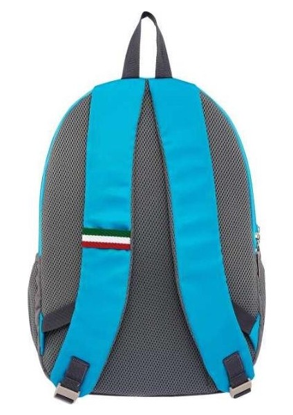 LMCAN24002 Açık Mavi Siyah Şeritli Sırt Çantası fırsatları