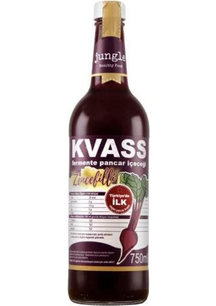 Pancar Kvass Zencefil 750 ml