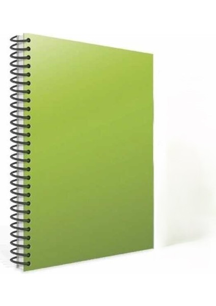 Pastoral Spiralli Plastik Kapak Defter A4 96 Yaprak Kareli (Adet)