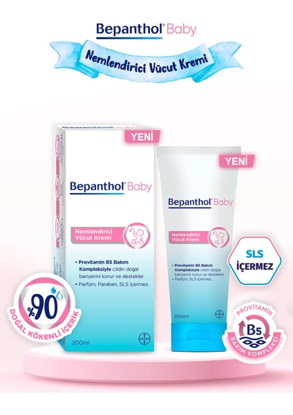 Baby Nemlendirici Vücut Kremi 200 ml