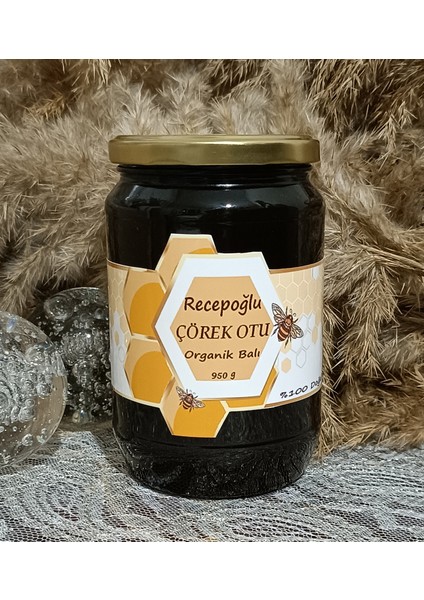 Organik Köy Çörek Otu Balı Doğal Katkısız 950 gr