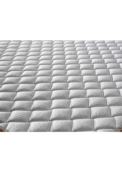 Tek Kişilik Ortopedik Yatak Pedi 8 cm Pamuklu Kumaş Hijyenik Sünger Rahat Uyku Konforu fırsatları