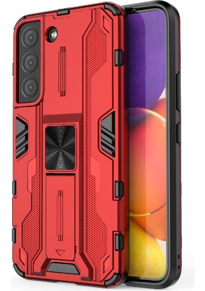 Halka Araba Dağı Kickstand Kılıf Samsung Galaxy S22 5g Askeri Sınıf (Yurt Dışından) fırsatları