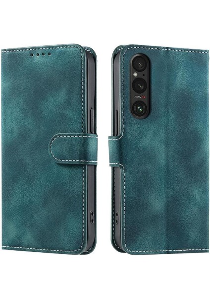 Sony Xperia 1 Vı Bilek Kayışı Cüzdan Kart Yuvaları Için Flip Case Kickstand Pu (Yurt Dışından)