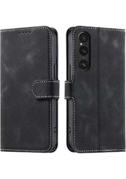 Sony Xperia 1 Vı Bilek Kayışı Cüzdan Kart Yuvaları Için Flip Case Kickstand Pu (Yurt Dışından) indirimleri