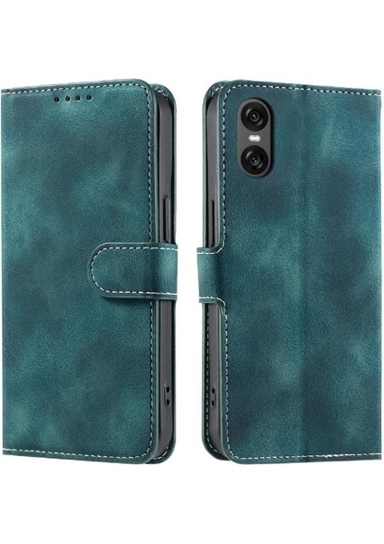 Sony Xperia 10 Vı Için Flip Case Manyetik Pu Deri Bilek Kayışı Kickstand (Yurt Dışından) indirimleri