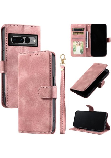 Google Piksel 7 Pro Bilek Kayışı Kickstand Pu Deri Manyetik Için Flip Case (Yurt Dışından) fırsatları