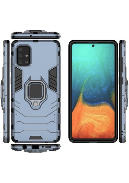 Halka Araba Dağı Kickstand Kılıf Samsung Galaxy A71 5g Darbeye Metal (Yurt Dışından)