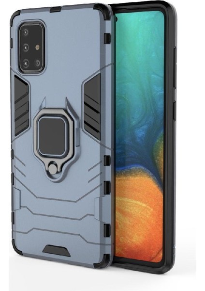 Halka Araba Dağı Kickstand Kılıf Samsung Galaxy A71 5g Darbeye Metal (Yurt Dışından) fırsatları