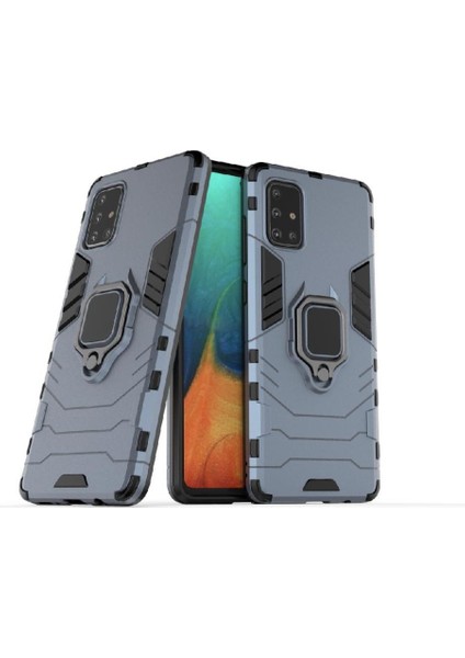 Halka Araba Dağı Kickstand Kılıf Samsung Galaxy A71 5g Darbeye Metal (Yurt Dışından) indirimleri