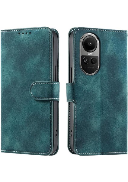 Oppo Oppo 10 Pro 5g Için Flip Case Kickstand Cüzdan Kart Yuvaları Manyetik Pu (Yurt Dışından)