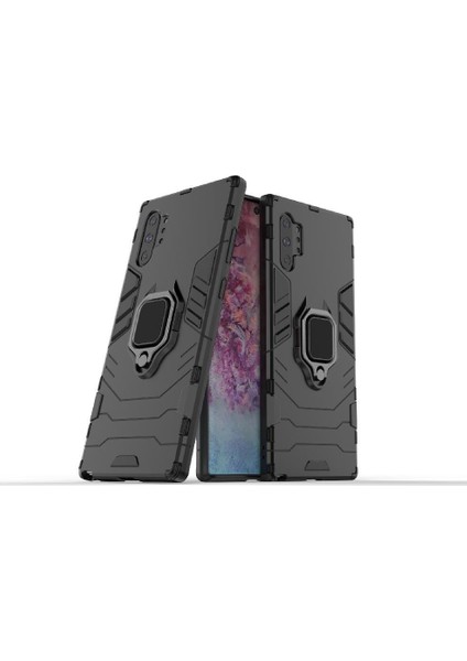 Halka Araba Dağı Kickstand Kılıf Samsung Galaxy NOTE10 Artı Askeri Halka (Yurt Dışından) modelleri