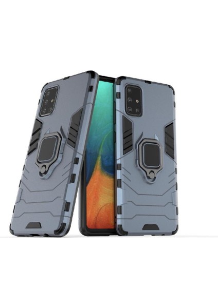 Halka Araba Dağı Kickstand Kılıf Samsung Galaxy A71 4g Kickstand Askeri (Yurt Dışından) indirimleri