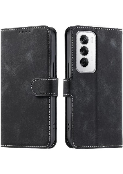 Oppo Oppo 12 5g Için Flip Case Kickstand Cüzdan Kart Yuvaları Pu Deri Bilek (Yurt Dışından) indirimleri
