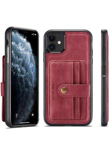 IPhone 11 Için Kılıf Kablosuz Şarj Cüzdan Rfıd Engelleme Manyetik (Yurt Dışından) fiyatları